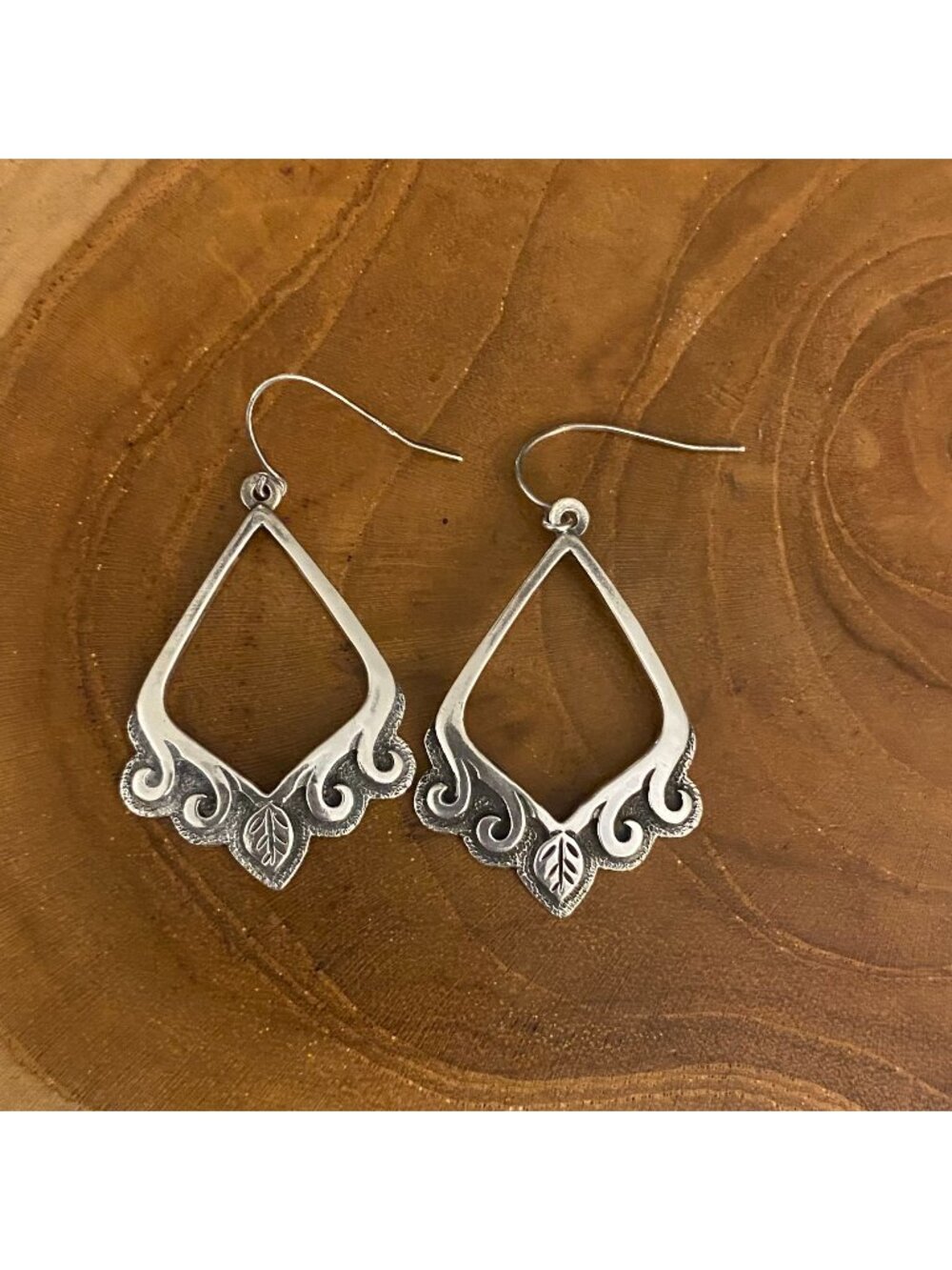 Jeep Collins Anne's Loop Dangle Earrings, Sterling Silver